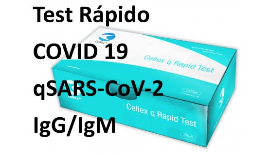 Test Rápido COVID 19 qSARS-CoV-2 IgG/IgM